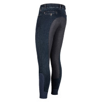 Calça de equitação Euro-Star Henry FullGrip Azul-marinho