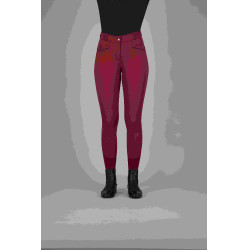 Calça de equitação Easy Rider Sera FullGrip Ameixa Violeta