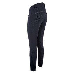 Calça de equitação Easy Rider Sera FullGrip infantil Azul-marinho Calça de equitação Easy Rider Sera FullGrip infantil Azul-marinho