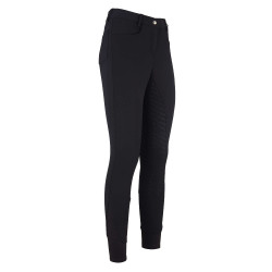 Calça de equitação Easy Rider Evita FullGrip Preto