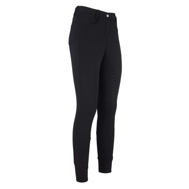 Calça de equitação Easy Rider Evita FullGrip Preto