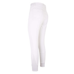 Calça de equitação Easy Rider Evita FullGrip infantil Branco