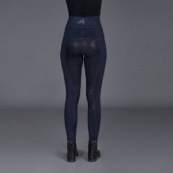 Legging de equitação Easy Rider Livia FullGrip Azul-marinho