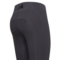 Legging de equitação Easy Rider Livia FullGrip Periscópio Cinzento