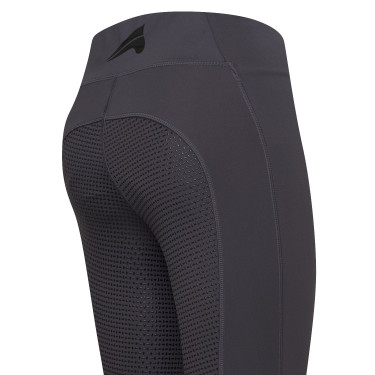 Legging de equitação Easy Rider Livia FullGrip Periscópio Cinzento