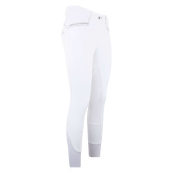 Calça de equitação Easy Rider Carice FullGrip Branco Calça de equitação Easy Rider Carice FullGrip Branco