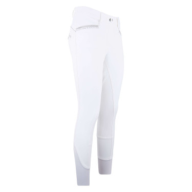 Calça de equitação Easy Rider Carice FullGrip Branco Calça de equitação Easy Rider Carice FullGrip Branco