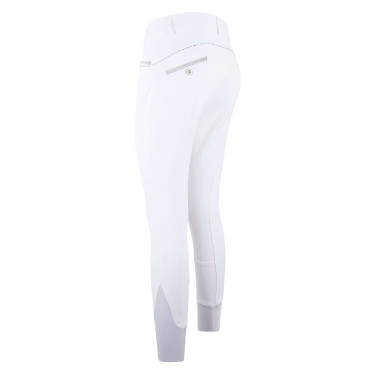 Calça de equitação Easy Rider Carice FullGrip Branco Calça de equitação Easy Rider Carice FullGrip Branco