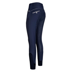 Calça de equitação Easy Rider Carice FullGrip Azul-marinho Calça de equitação Easy Rider Carice FullGrip Azul-marinho