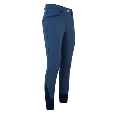 Calça de equitação Easy Rider Carice FullGrip Azul-noite Calça de equitação Easy Rider Carice FullGrip Azul-noite