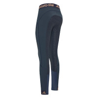 Calça de equitação Euro-Star Athletic Softshell FullGrip Azul-marinho Calça de equitação Euro-Star Athletic Softshell FullGrip Azul-marinho