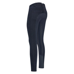Calça de equitação Euro-Star Slim Shape Denim FullGrip Denim azul escuro Calça de equitação Euro-Star Slim Shape Denim FullGrip Denim azul escuro