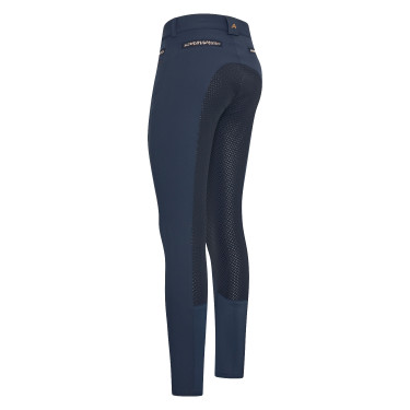 Calça de equitação Euro-Star Arista Fashion Diamond FullGrip Azul-marinho Calça de equitação Euro-Star Arista Fashion Diamond FullGrip Azul-marinho