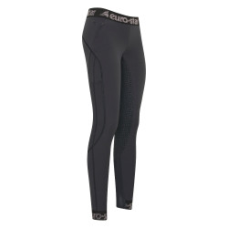 Calça de equitação Euro-Star Athletic Softshell FullGrip Preto Calça de equitação Euro-Star Athletic Softshell FullGrip Preto