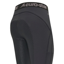 Calça de equitação Euro-Star Athletic Softshell FullGrip Preto Calça de equitação Euro-Star Athletic Softshell FullGrip Preto
