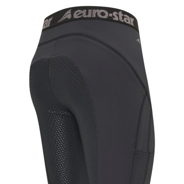 Calça de equitação Euro-Star Athletic Softshell FullGrip Preto Calça de equitação Euro-Star Athletic Softshell FullGrip Preto