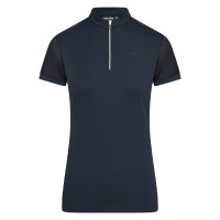 Top com meio zíper Euro-Star Valentina Azul-marinho