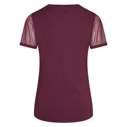 Camiseta Euro-Star Lucia Fruta silvestre escura Vermelho Camiseta Euro-Star Lucia Fruta silvestre escura Vermelho