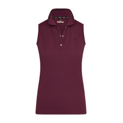 Polo sem mangas Euro-Star Carmella Fruta silvestre escura Vermelho Polo sem mangas Euro-Star Carmella Fruta silvestre escura Vermelho