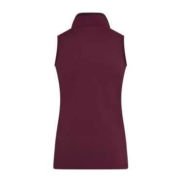 Polo sem mangas Euro-Star Carmella Fruta silvestre escura Vermelho Polo sem mangas Euro-Star Carmella Fruta silvestre escura Vermelho