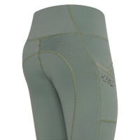 Legging de equitação Euro-Star Breez Summer FullGrip Castor cinzento Verde Legging de equitação Euro-Star Breez Summer FullGrip Castor cinzento Verde
