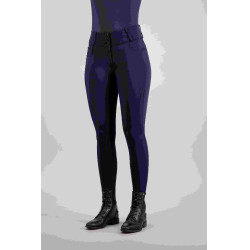 Calça de equitação Euro-Star Indigo cintura alta Full Azul-marinho