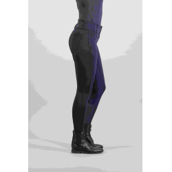 Calça de equitação Euro-Star Indigo cintura alta Full Azul-marinho