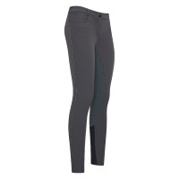 Calça de equitação Euro-Star Indigo Diam. Softshell FullGrip Periscópio Cinzento