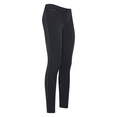 Calça de equitação Euro-Star Indigo Diam. Softshell FullGrip Preto Calça de equitação Euro-Star Indigo Diam. Softshell FullGrip Preto