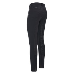 Calça de equitação Euro-Star Indigo Diam. Softshell FullGrip Preto Calça de equitação Euro-Star Indigo Diam. Softshell FullGrip Preto