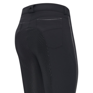 Calça de equitação Euro-Star Indigo Diam. Softshell FullGrip Preto Calça de equitação Euro-Star Indigo Diam. Softshell FullGrip Preto