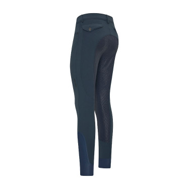 Calça de equitação Euro-Star Camillo So. FullGrip Azul-marinho