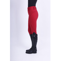 Legging de equitação Easy Rider Don FullGrip Romã Vermelho Legging de equitação Easy Rider Don FullGrip Romã Vermelho