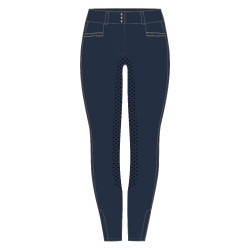 Calça de equitação Easy Rider Amara FullGrip Azul-marinho Calça de equitação Easy Rider Amara FullGrip Azul-marinho
