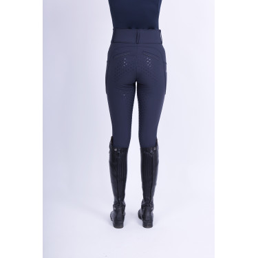 Legging de equitação Easy Rider Maxima FullGrip Azul-marinho Legging de equitação Easy Rider Maxima FullGrip Azul-marinho