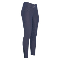 Calça de equitação Easy Rider Amara FullGrip Kids Azul-marinho