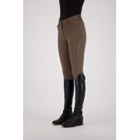 Calça de equitação Euro-Star Arista Fashion dia. FullGrip Gota de chocolate Castanho Calça de equitação Euro-Star Arista Fashion dia. FullGrip Gota de chocolate Castanho