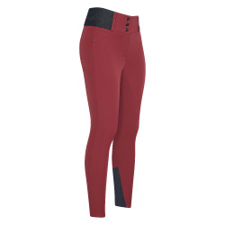 Legging de equitação Euro-Star Athletic leanline FullGrip Romã Vermelho Legging de equitação Euro-Star Athletic leanline FullGrip Romã Vermelho