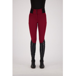 Legging de equitação Euro-Star Athletic leanline FullGrip Romã Vermelho Legging de equitação Euro-Star Athletic leanline FullGrip Romã Vermelho