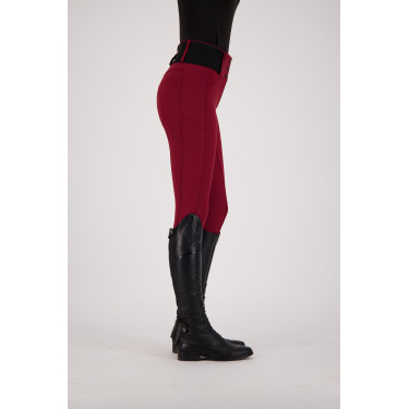 Legging de equitação Euro-Star Athletic leanline FullGrip Romã Vermelho Legging de equitação Euro-Star Athletic leanline FullGrip Romã Vermelho