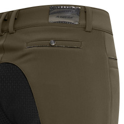 Calça de equitação Euro-Star Arielle Snow FullGrip Oliva Verde