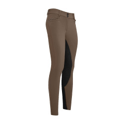 Calça de equitação Euro-Star Arielle Snow FullGrip Gota de chocolate Castanho Calça de equitação Euro-Star Arielle Snow FullGrip Gota de chocolate Castanho