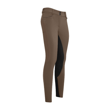 Calça de equitação Euro-Star Arielle Snow FullGrip Gota de chocolate Castanho Calça de equitação Euro-Star Arielle Snow FullGrip Gota de chocolate Castanho