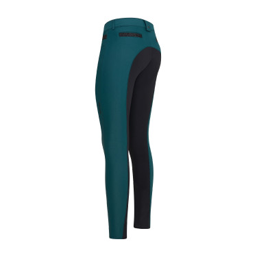 Calça de equitação Euro-Star Arista Fashion FullGrip Verde azul petróleo