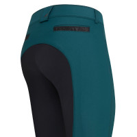 Calça de equitação Euro-Star Arista Fashion FullGrip Verde azul petróleo