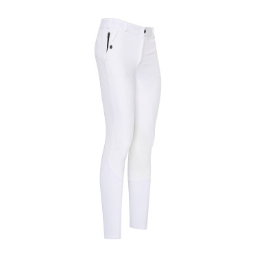 Calça de equitação Euro-Star Marco KneeGrip Branco