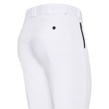 Calça de equitação Euro-Star Marco KneeGrip Branco