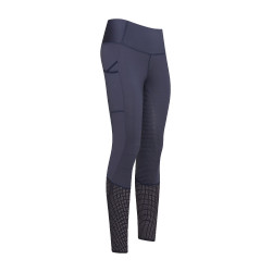 Legging de equitação Euro-Star Breez Fashion FullGrip verão Azul-marinho