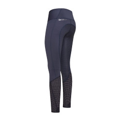 Legging de equitação Euro-Star Breez Fashion FullGrip verão Azul-marinho