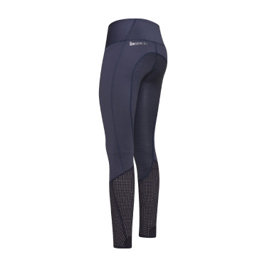 Legging de equitação Euro-Star Breez Fashion FullGrip verão Azul-marinho